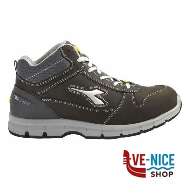 SCARPE FLASH HI RUN ESD ALTE 43 S3 DIADORA 181155-75068 SCARPE ANTINFORTUNISTICHE F - immagine 2