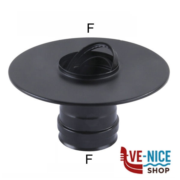 ROSONE INOX 8 GUARNIZIONE NERO PELLET 300 MARAL NPUN01-080 TUBI PELLET F - immagine 4