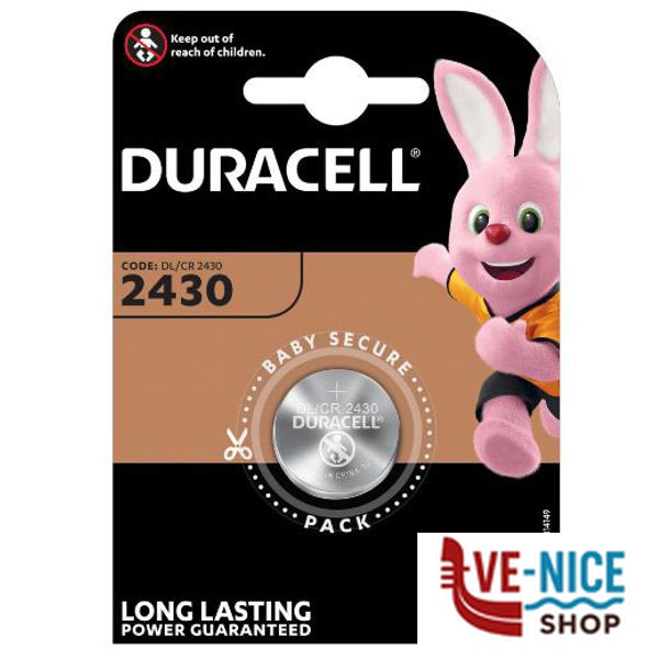 PILA BOTTONE LITIO DL2430 DURACELL 101669 PILE F - immagine 3
