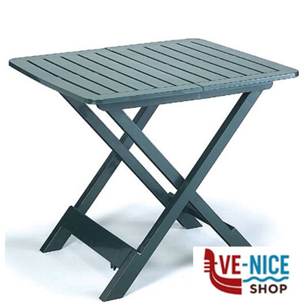 TAVOLO RESINA PIEGH.TEVERE VERDE 79x72 PROGARDEN TEV050VE ARREDO GIARDINO PROGARDEN C - immagine 2