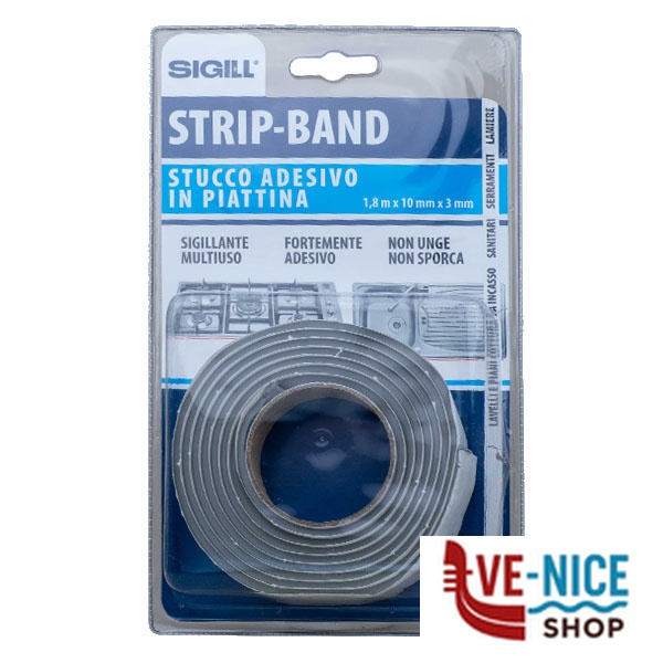 GUARNIZIONE STRIP BAND mm 10x3 m 1,8 SIGILL 01520 SIGILL F - immagine 2