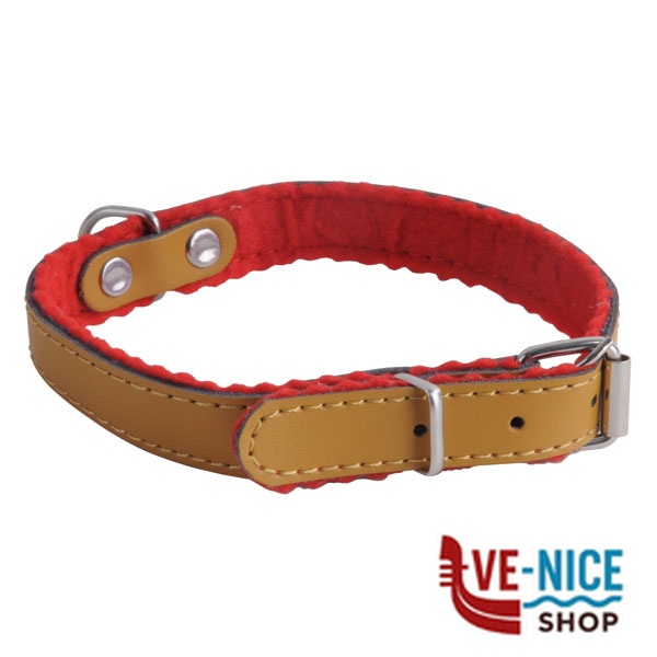 COLLARE CANI CUOIO FOD. mm 16 cm 37 ILCAMPO 07660 SH820-1 09478 COLLARI CANI F - immagine 3
