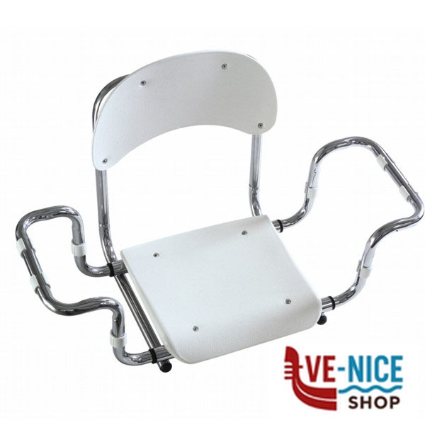 SEDILE VASCA POLIPROPILENE SCHIENALE 12907 XTRA 204 SEDILI VASCA BAGNO C - immagine 2