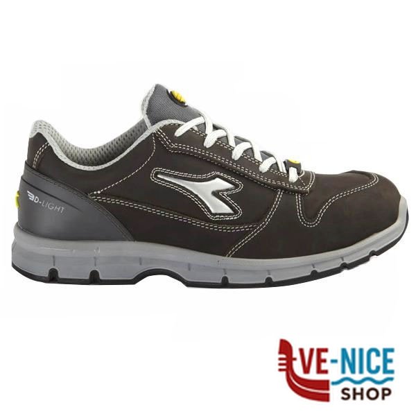 SCARPE FLASH RUN ESD GRIGIO BASSE 46 S3 DIADORA 181154-75068 SCARPE ANTINFORTUNISTICHE F - immagine 2