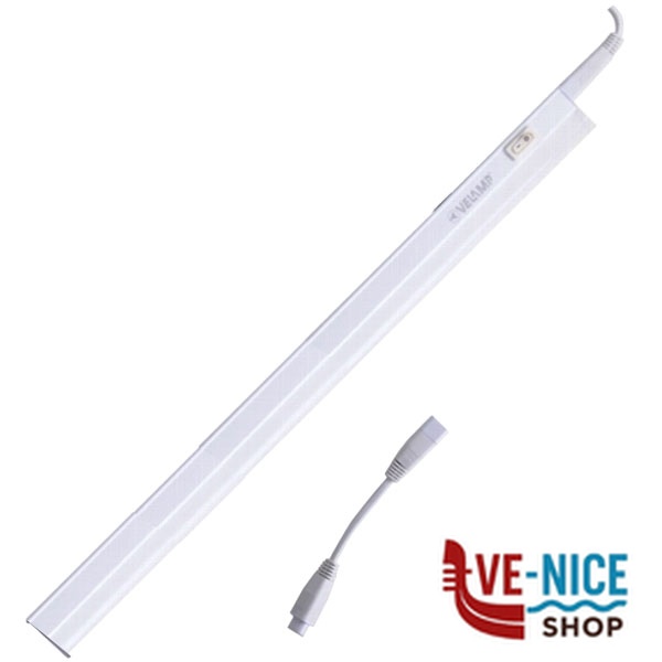 PLAFONIERA RETT.DURANDAL T5 LED cm 57 VELAMP RS8-8CCT LAMPADE STATICHE F - immagine 2
