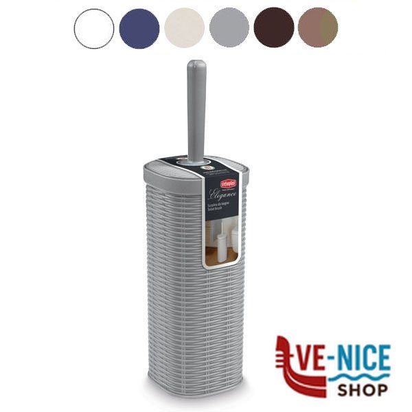 PORTASCOPINO WC ELEGANCE BIANCO h 40 STEFANPL 30700 SCOPINI WC C - immagine 2