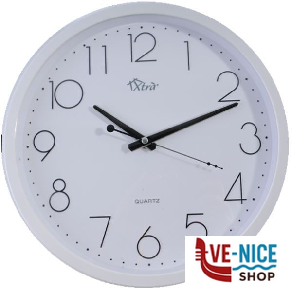 OROLOGIO MURO WHITE cm 31 XTRA 07799 PW077-1700-1 OROLOGI SVEGLIE C - immagine 4