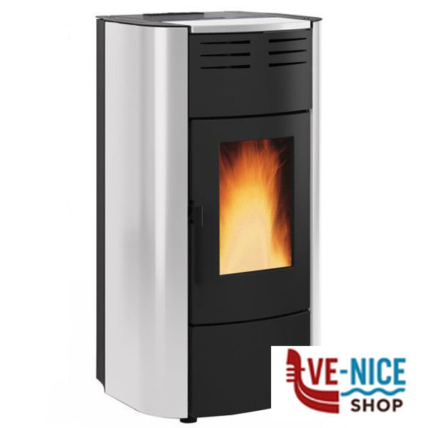 TERMOSTUFA PELLET RAFFAELLA IDRO ARGENT EXTRAFLAME 1285102 - 4 S STUFE PELLET F - immagine 4