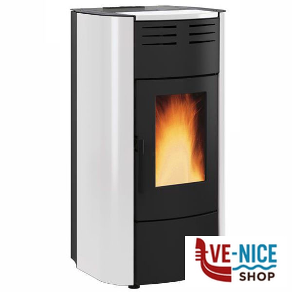 TERMOSTUFA PELLET RAFFAELLA IDRO BIANCA EXTRAFLAME 1285101 - 4 S STUFE PELLET F - immagine 3
