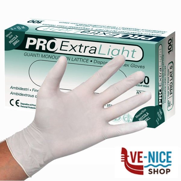 GUANTI LATTICE PRO EXTRA LIGHT Pz 100 L PROLAT8 - L GUANTI LAVORO F - immagine 3