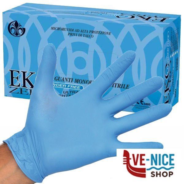 GUANTI NITRILE EKO ZERO POWDER FREE Pz 100 S EKOZEROPW6 - S GUANTI LAVORO F - immagine 2