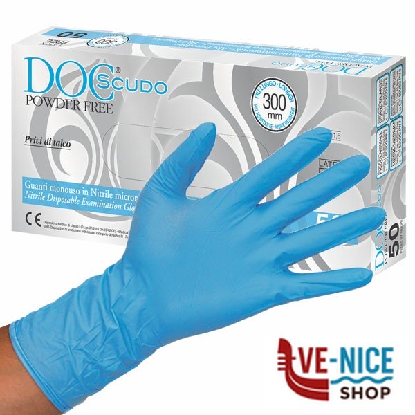 GUANTI NITRILE DOC SCUDO POWDER FREE Pz 50 L SCUDOPW8 - L GUANTI LAVORO F - immagine 4