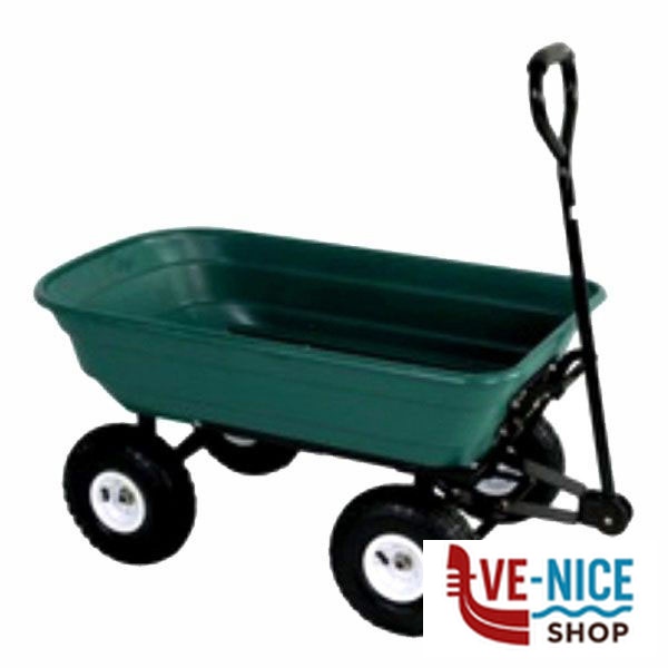CARRELLO CRUK VASCA PLASTICA l 80 ILCAMPO 07889 TC4253 CARRELLI GIARDINO F - immagine 3