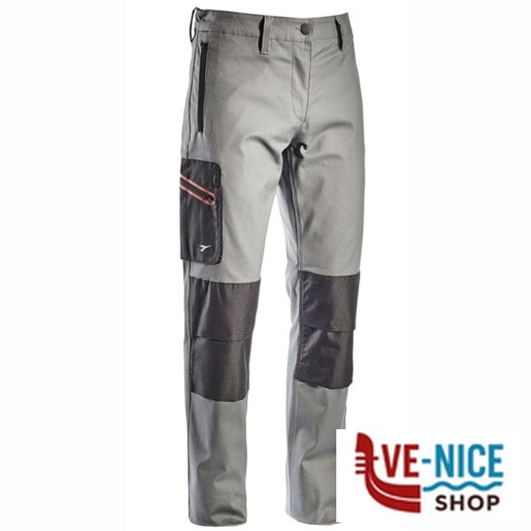 PANTALONE GRIGIO M ISO DIADORA 170058-75047/M INDUMENTI LAVORO F - immagine 2