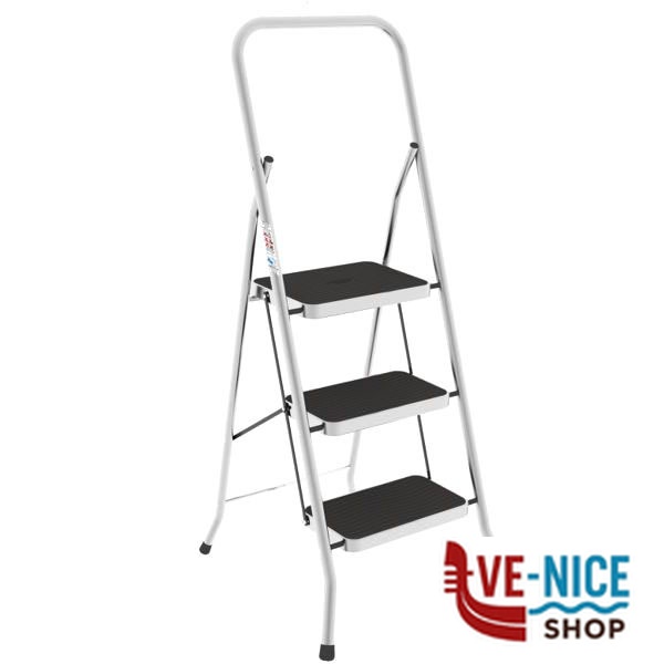 SGABELLO ALLUMINIO STEPPY GR.3 LARGHI XTRA 09907 G205AT3W SGABELLI DOMESTICI C - immagine 2