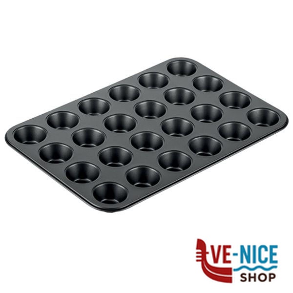 STAMPO MUFFIN MINI POSTI 24 DELICIA TESCOMA 623226 TEGLIE E STAMPI TESCOMA C - immagine 2