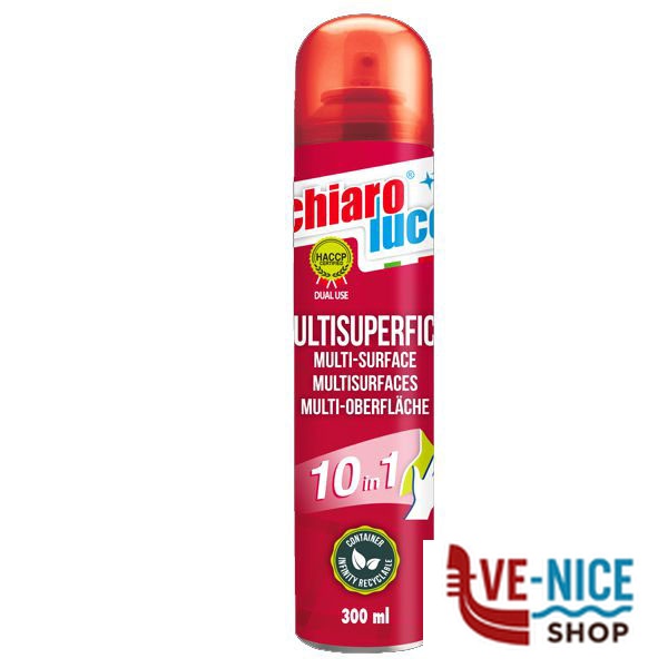 DETERGENTE MULTISUPERFICI SPRAY ml 300 CHIARO LUCE 1DET435-0605 CHIARO LUCE C - immagine 2