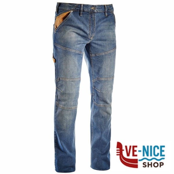 PANTALONE JEANS BLU XXL STONE PLUS DIADORA 170752-C6207/XXL INDUMENTI LAVORO F - immagine 2
