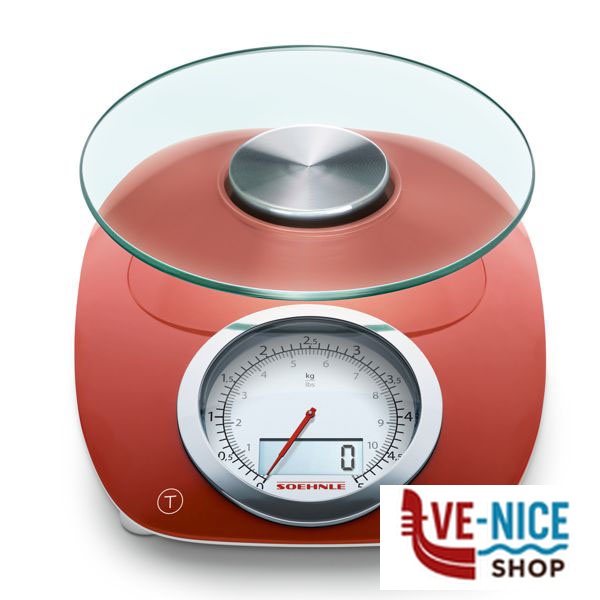 BILANCIA CUCINA VINTAGE STYLE RED kg 5,0 SOEHNLE 66229 BILANCE CUCINA C - immagine 2
