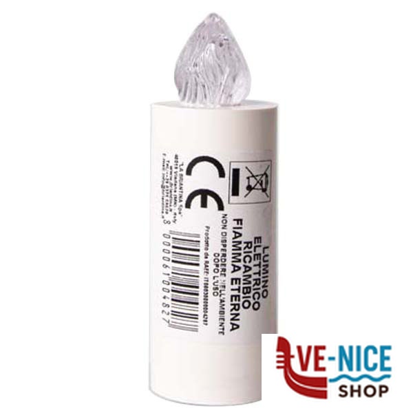 CERO VOTIVO LUMI BATTERIA gg 365 BIANCO LUM04758A CERI VOTIVI C - immagine 2