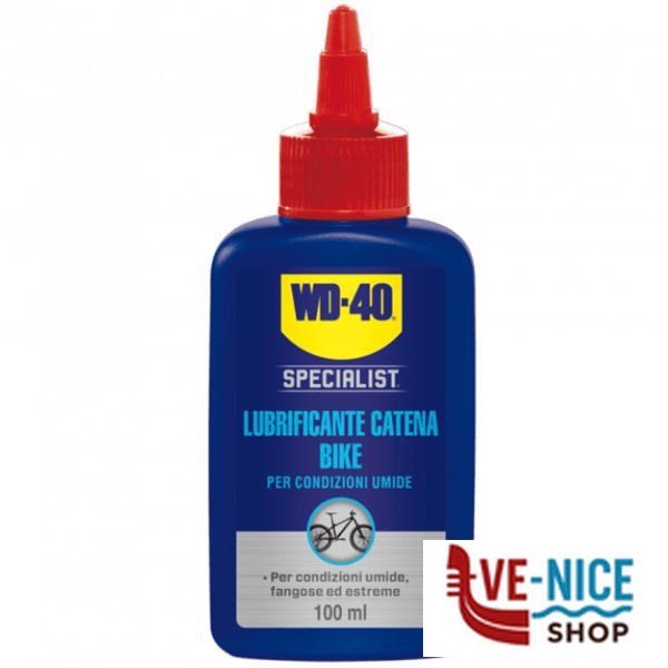 LUBRIFICANTE CATENE UMIDO ml 100 SPEC.BIKE WD40 39777-39687 OLI E ADDITIVI VARI F - immagine 3