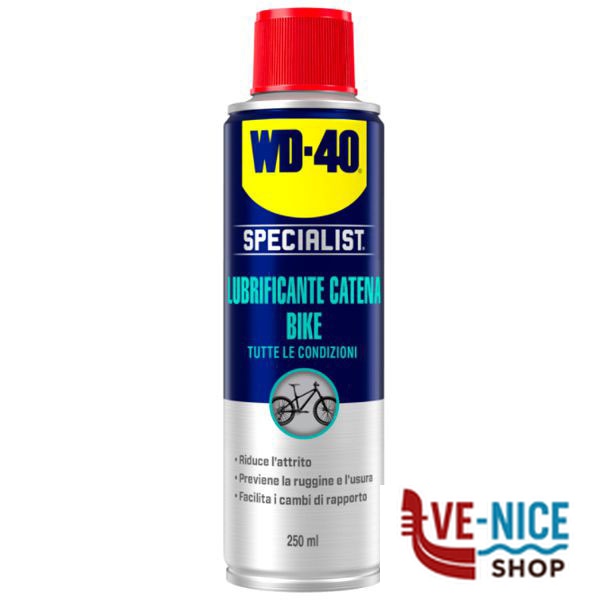 LUBRIFICANTE CATENE SPRAY ml 250 SPEC.BIKE WD40 39803/46-39703/46 OLI E ADDITIVI VARI F - immagine 3