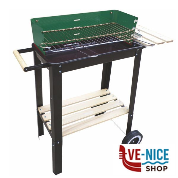 BARBECUE BASE LEGNO 50x26 h 68 LAPILLO 08207 BARBECUE C - immagine 3