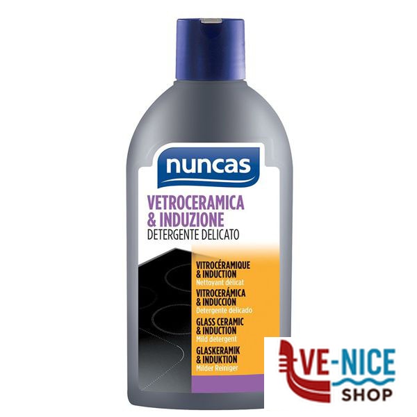 DETERGENTE VETROCERAMICA/INDUZIONE ml 250 NUNCAS F15 4000512 NUNCAS C - immagine 2