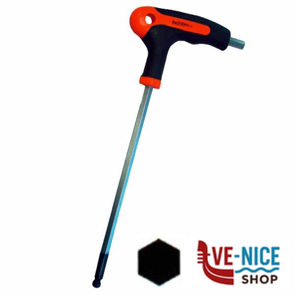 CHIAVE BRUGOLA IMPUGNATURA L 2,5x100 HIT 101266 CHIAVI BRUGOLA-TORX F - immagine 2