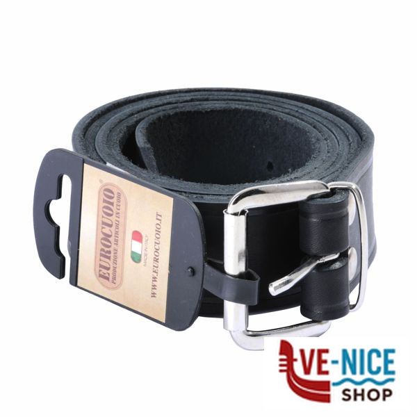 CINTURA PELLE cm 115 NERA 335-40-LUX INDUMENTI LAVORO F - immagine 3