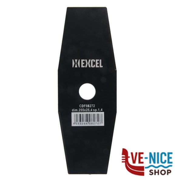 DISCO ACCIAIO 2 DENTI mm 255 EXCEL 08272 AT0101 DECESPUGLIATORI E ACCESSORI F - immagine 2