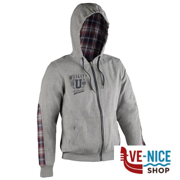 FELPA GRIGIO S SWEARSHIRT CHECK DIADORA 171664-C6533/S INDUMENTI LAVORO F - immagine 2