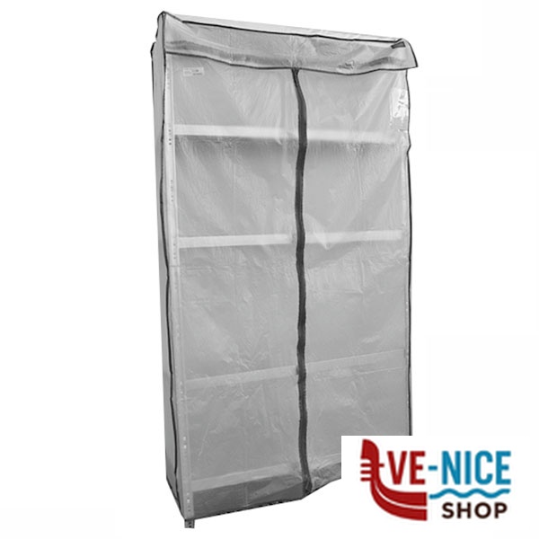 COPERTURA NYLON SCAFFALE KIT cm 103x43 h 185 04KIS100X40Z SCAFFALATURE F - immagine 4