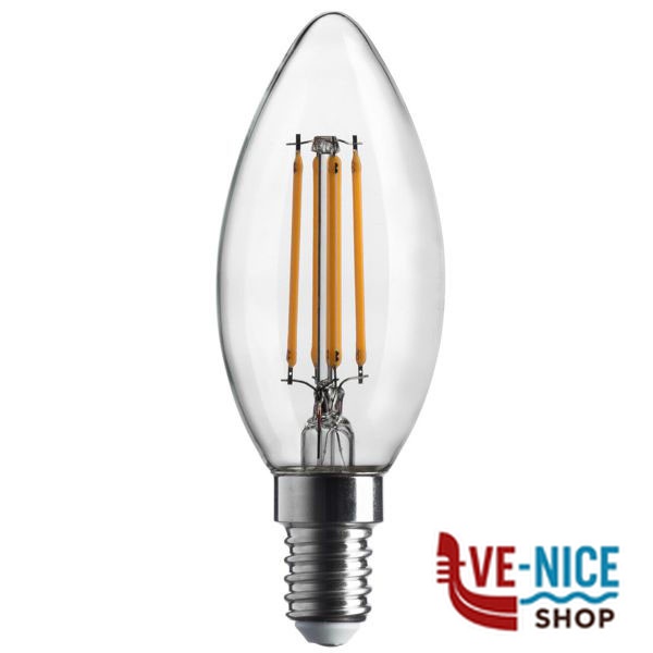 LAMPADA LED STICK OLIVA E14 W 2 2700K Lm 250 SHOT WLD2002X2 LAMPADINE F - immagine 2