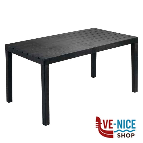 TAVOLO RESINA SUMATRA ANTRACITE 138x80 PROGARDEN 01790AN/SUM028AN ARREDO GIARDINO PROGARDEN C - immagine 3