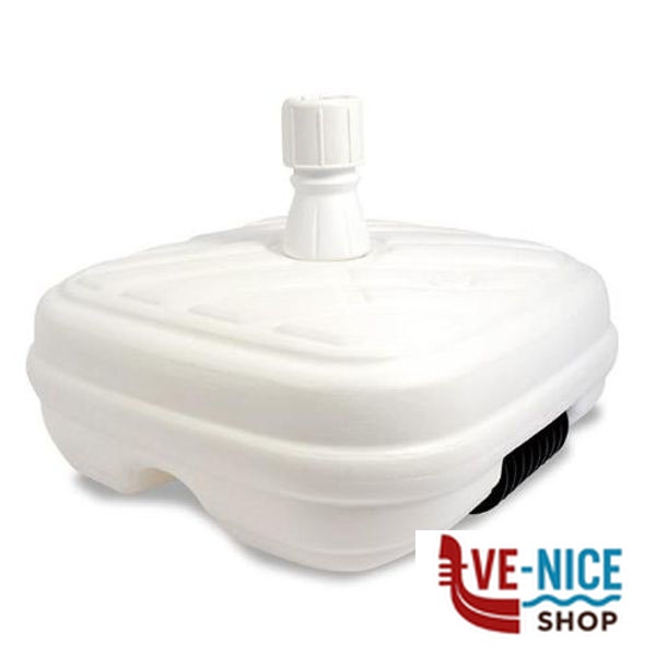 BASE OMBRELLONI PLASTICA BIANCA RUOTA ADRIATIC 45G/R BASI OMBRELLONI C - immagine 3