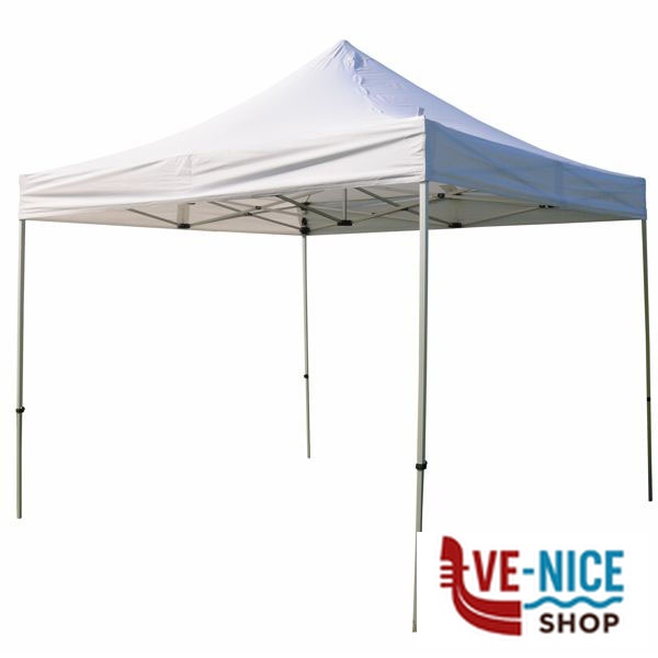 GAZEBO ALLUMINIO VELOCE BIANCO 3x4,5 VETTE 08722 LGP-345 WHITE GAZEBO C - immagine 2