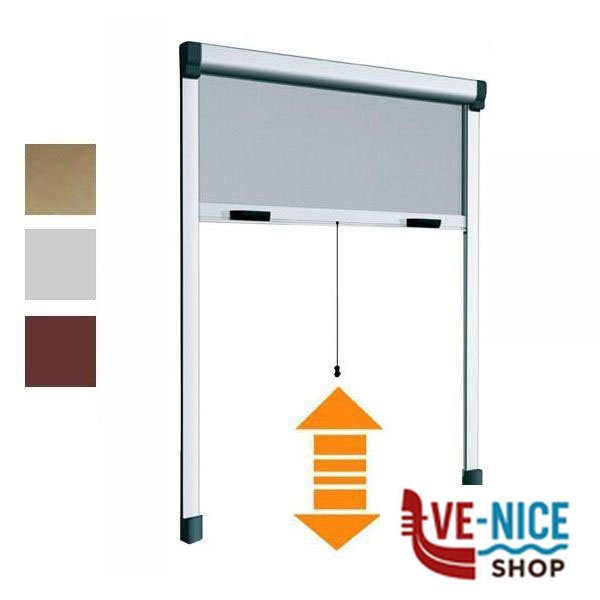 ZANZARIERA MARRONE 170 80- 65 THORX BR817R6 RETE ZANZARIERA F - immagine 3