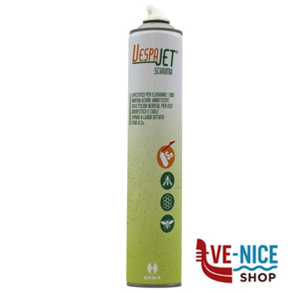 INSETTICIDA VESPE SCHIUMOGENO ml 750 VESPAJET 095-70 INSETTICIDI C - immagine 2