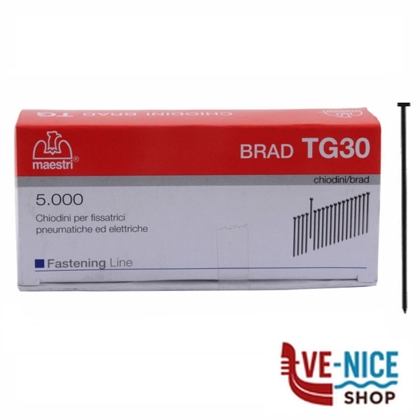 CHIODI mm 15 Pz 5000 TESTA GROPPINO TG/15 MAESTRI 1164001 FISSATRICI e ACCESSORI F - immagine 2