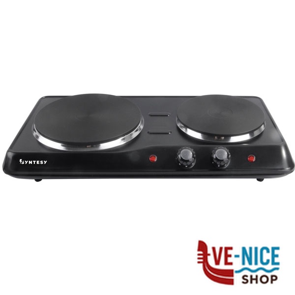 FORNELLO ELETTRICO 2 PIASTRE 2500W SYNTESY 08826 HD2011B ELETTRODOMESTICI SYNTESY C - immagine 3