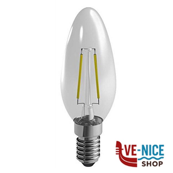 LAMPADA LED FLO OLV E14 W 4,0 2700K Lm450 DURACELL C160N14B1 LAMPADINE F - immagine 3