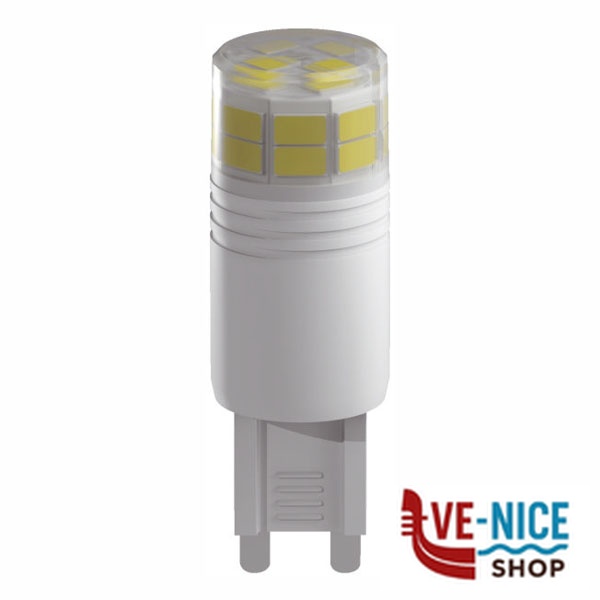 LAMPADA LED BISPINA G9 W 2,5 3000K DURACELL P06LEDDU LAMPADINE F - immagine 3
