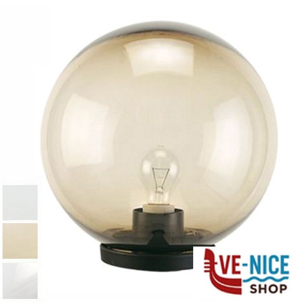 GLOBO ESTERNI cm 25 TRASPARENTE VELAMP SPH255 LAMPADE STATICHE F - immagine 2