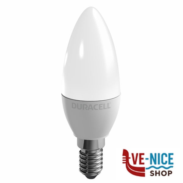 LAMPADA LED OLIVA E14 W 6,0 2700K Lm 470 DURACELL C47F2N14C1 LAMPADINE F - immagine 3