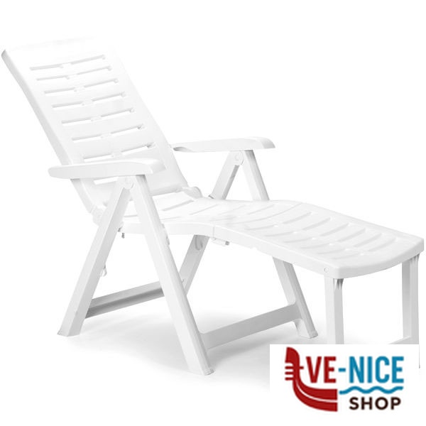 POLTRONA RESINA PIEGH.ARIZONA BIANCA PRO.PROGARDEN 85000-ARI036BI ARREDO GIARDINO PROGARDEN C - immagine 3