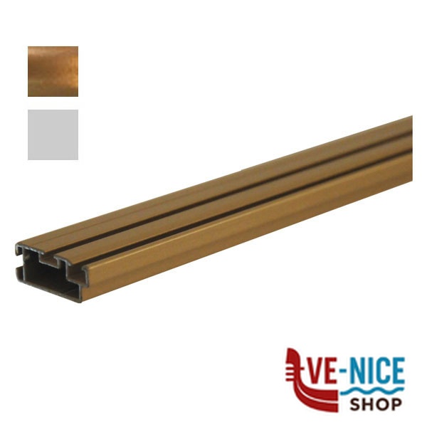 PROFILO ZANZARIERA ALLUMINIO 250 BIANCO MEDAL BA002 RETE ZANZARIERA F - immagine 2