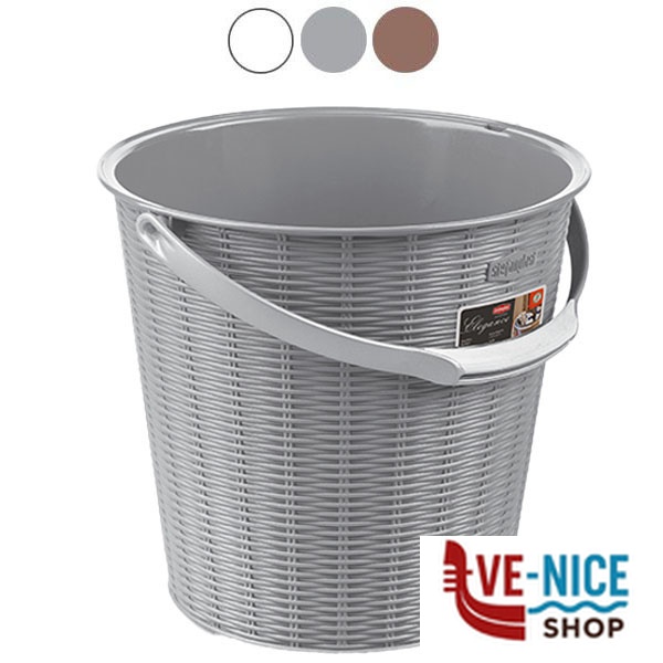 SECCHIO PP ELEGANCE GRIGIO l 10 STEFANPL 29505 SECCHI C - immagine 4