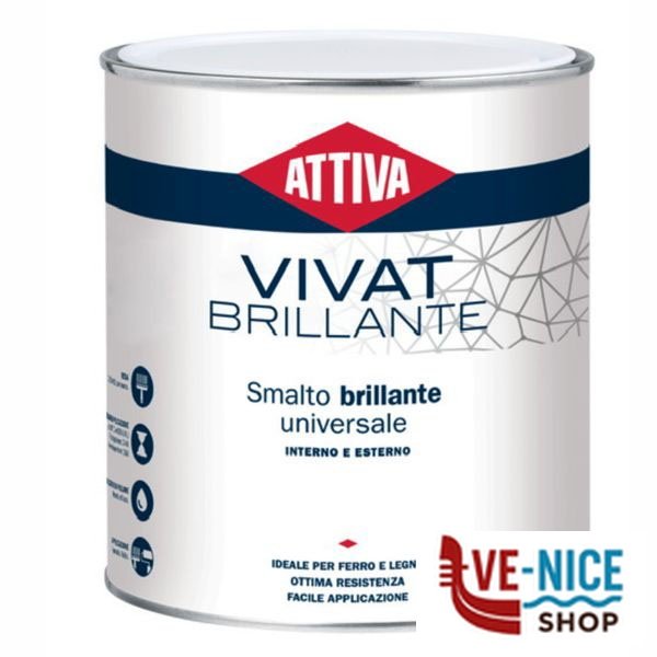 SMALTO SINTETICO 0,750 042 CAFFE' VIVAT ATTIVA 711187042 SMALTI F - immagine 3