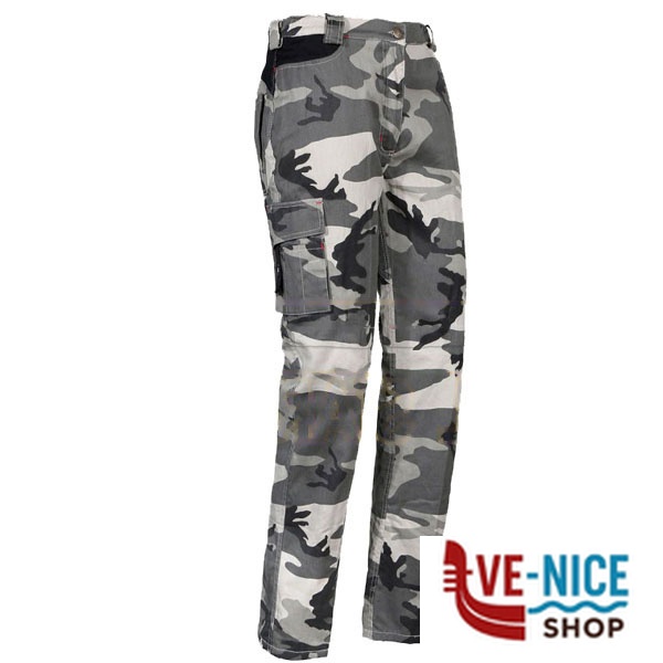 PANTALONE COTONE GRIGIO XXL MIMETICO ISSA 8029NB/C/014 XXL INDUMENTI LAVORO F - immagine 4